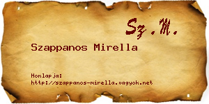 Szappanos Mirella névjegykártya